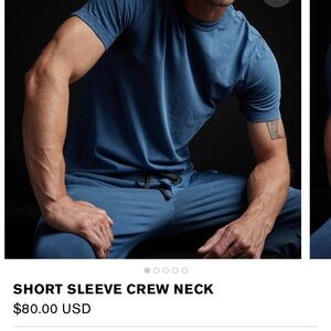 James Perse Short Sleeve Crew Neck